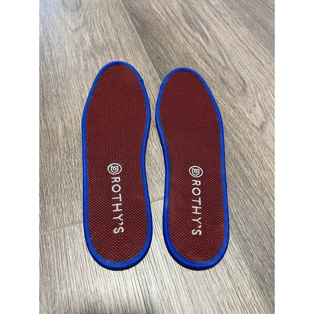 Rothy's Sneakers Womens Size 8 Garnet Red Slip-On Beach Resort Cruise Vacation - Picture 9 of 10
